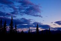 Evening above Susitna River